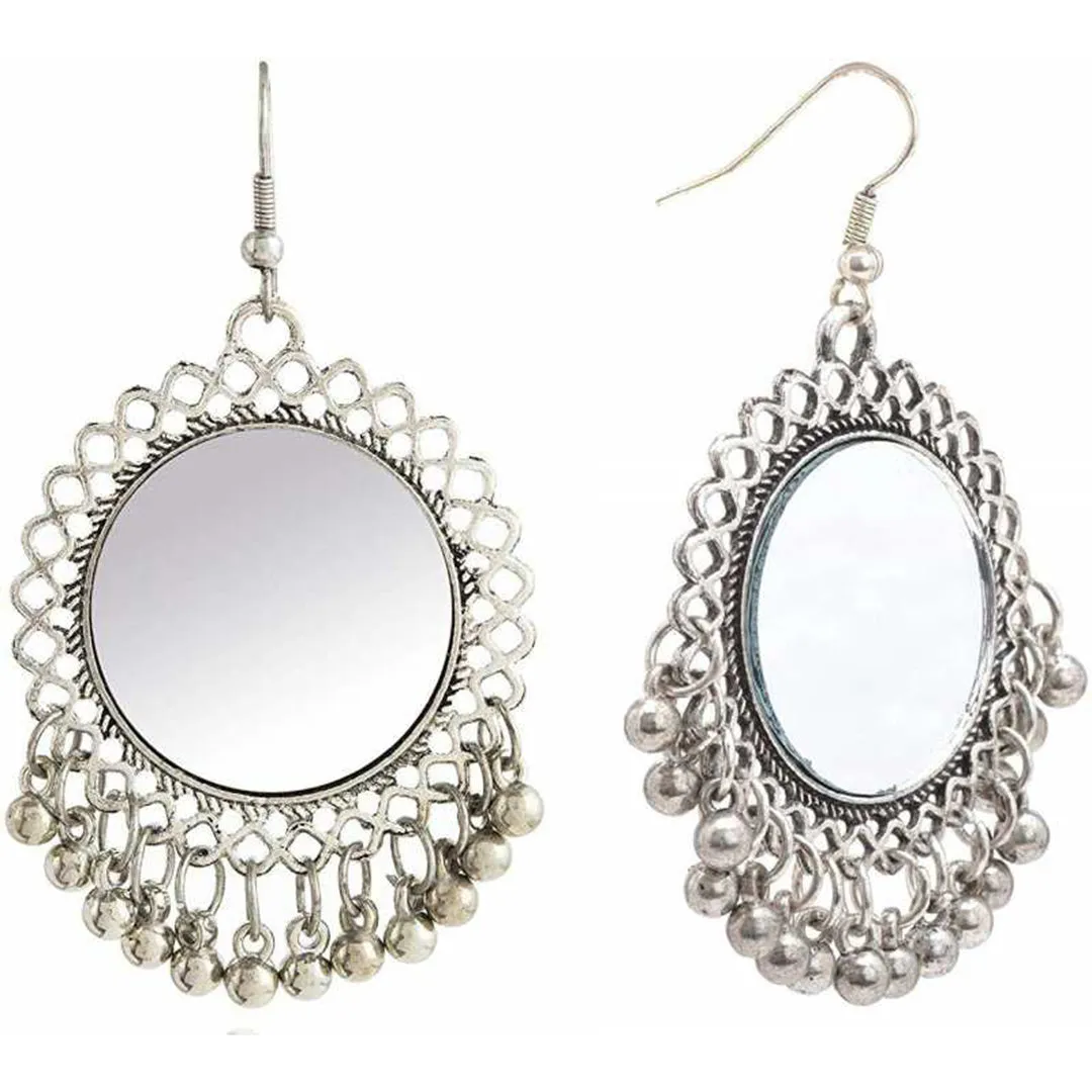 Combo of 2 Mirror and Layer Chandbali Jhumki
