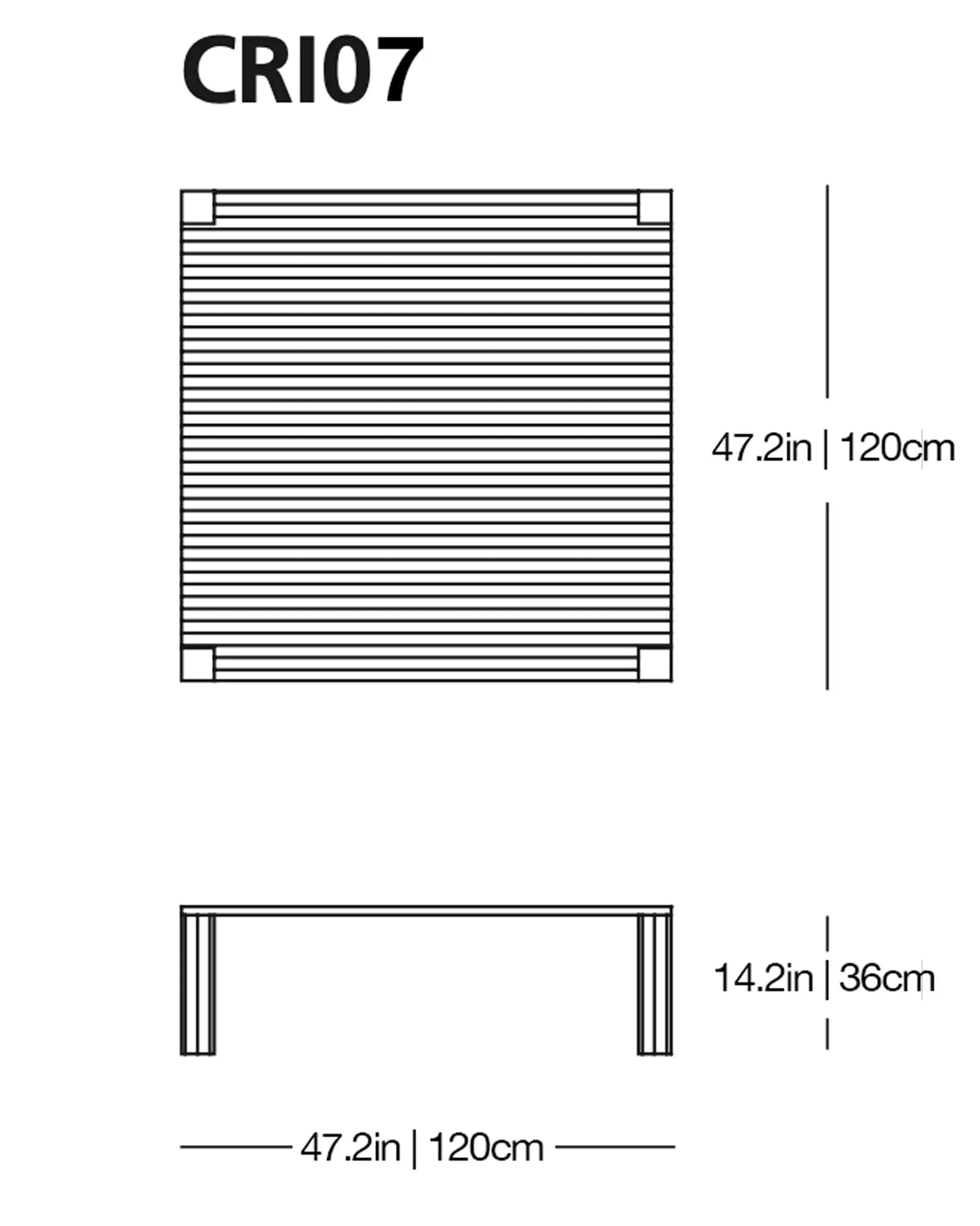 Cryptée Glass Table