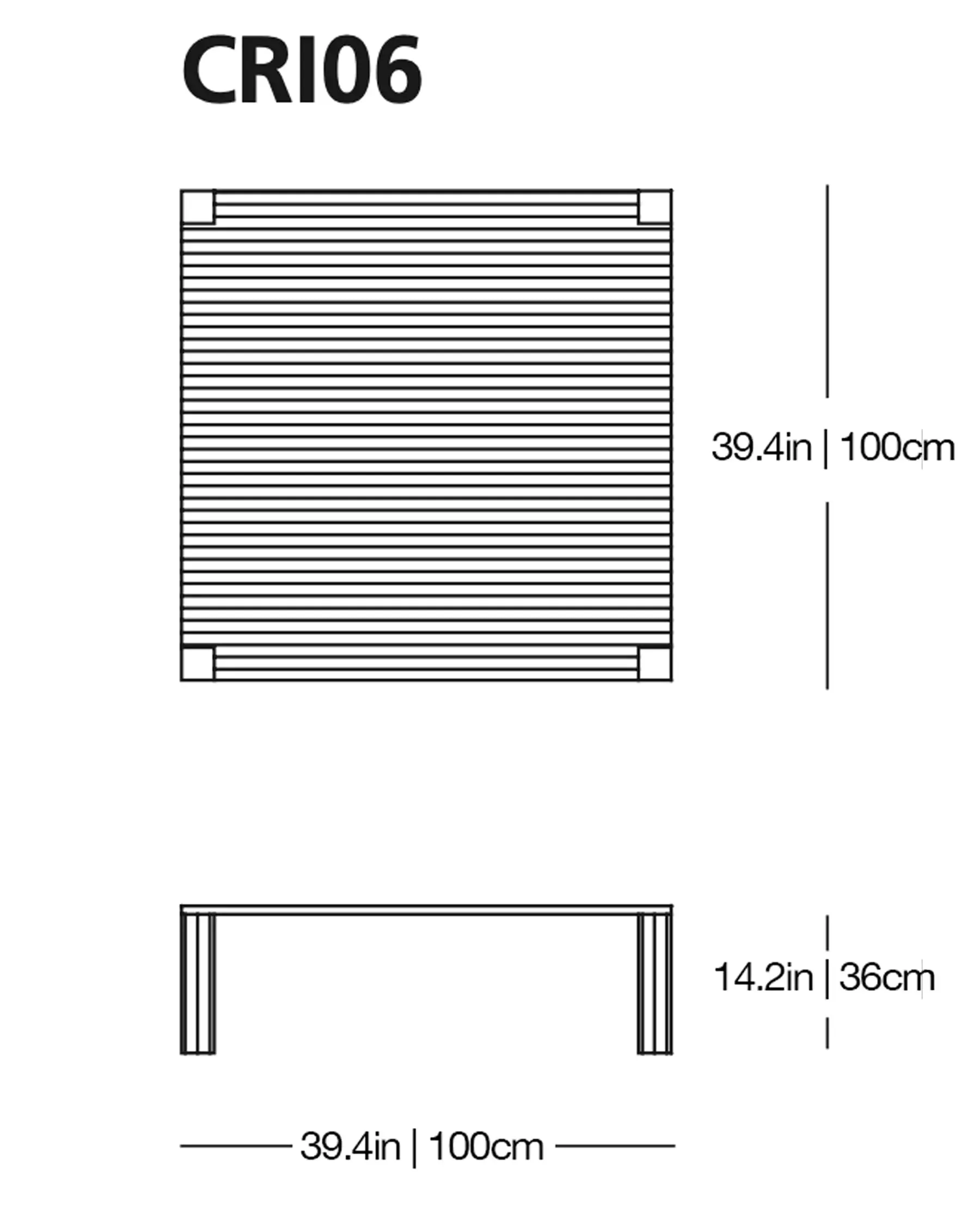 Cryptée Glass Table