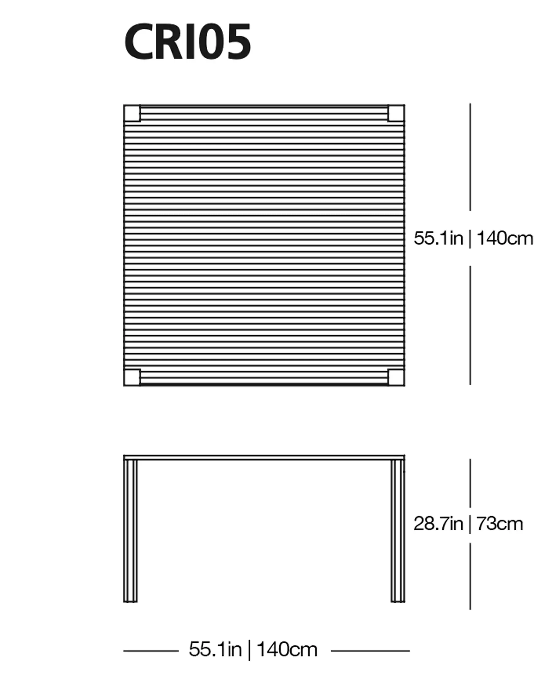 Cryptée Glass Table
