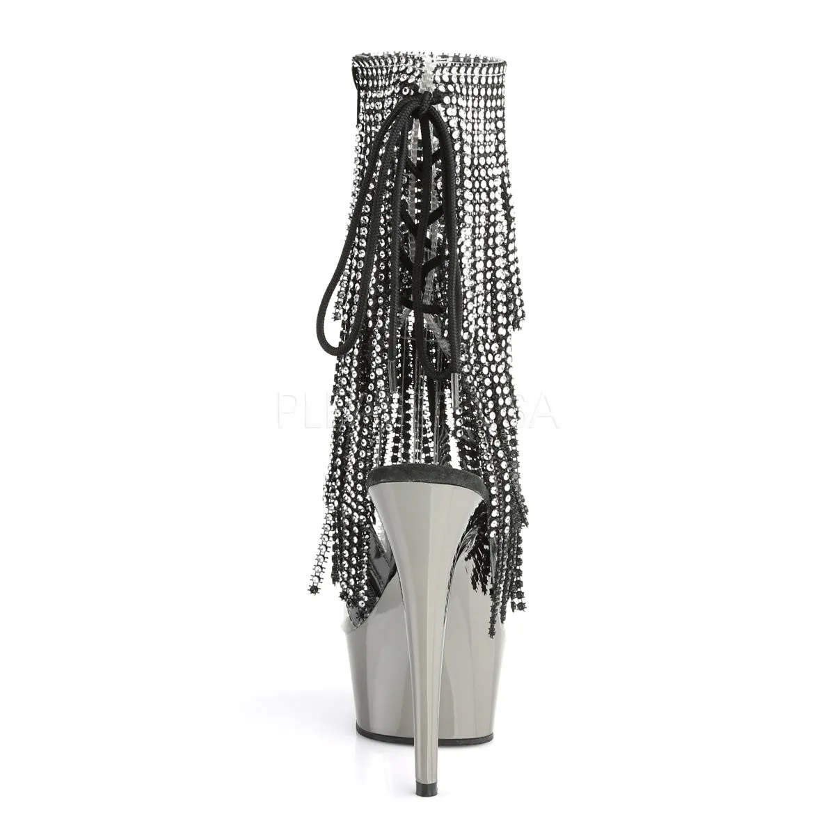 DELIGHT-1017RSF  Clear-Black/Dark Pewter Chrome