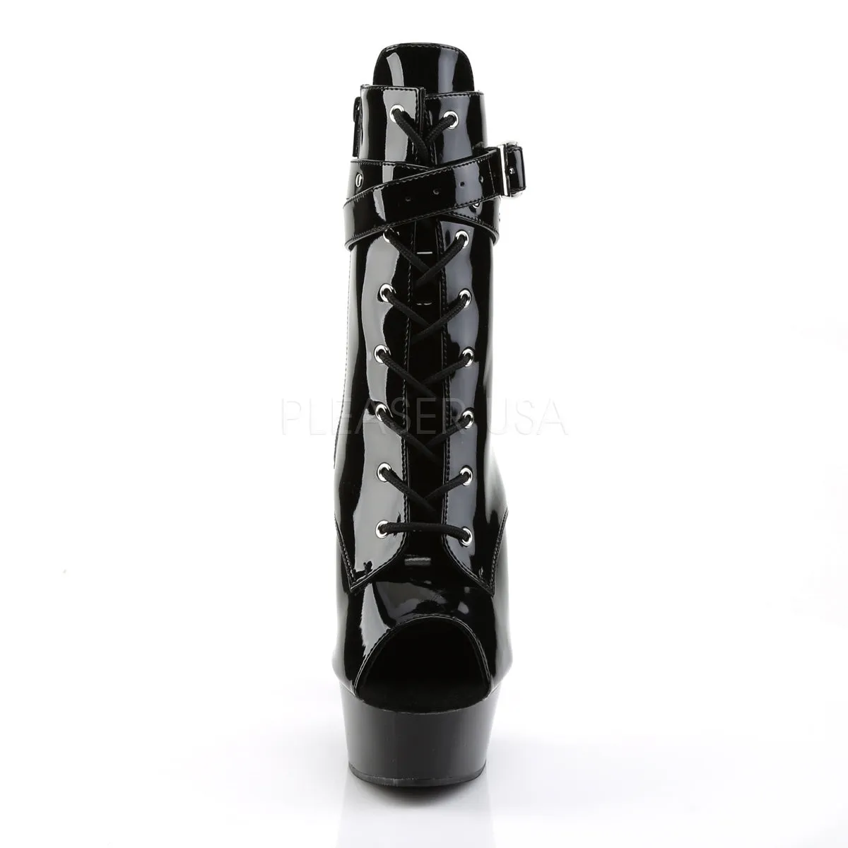 DELIGHT-1033  Black Patent/Black