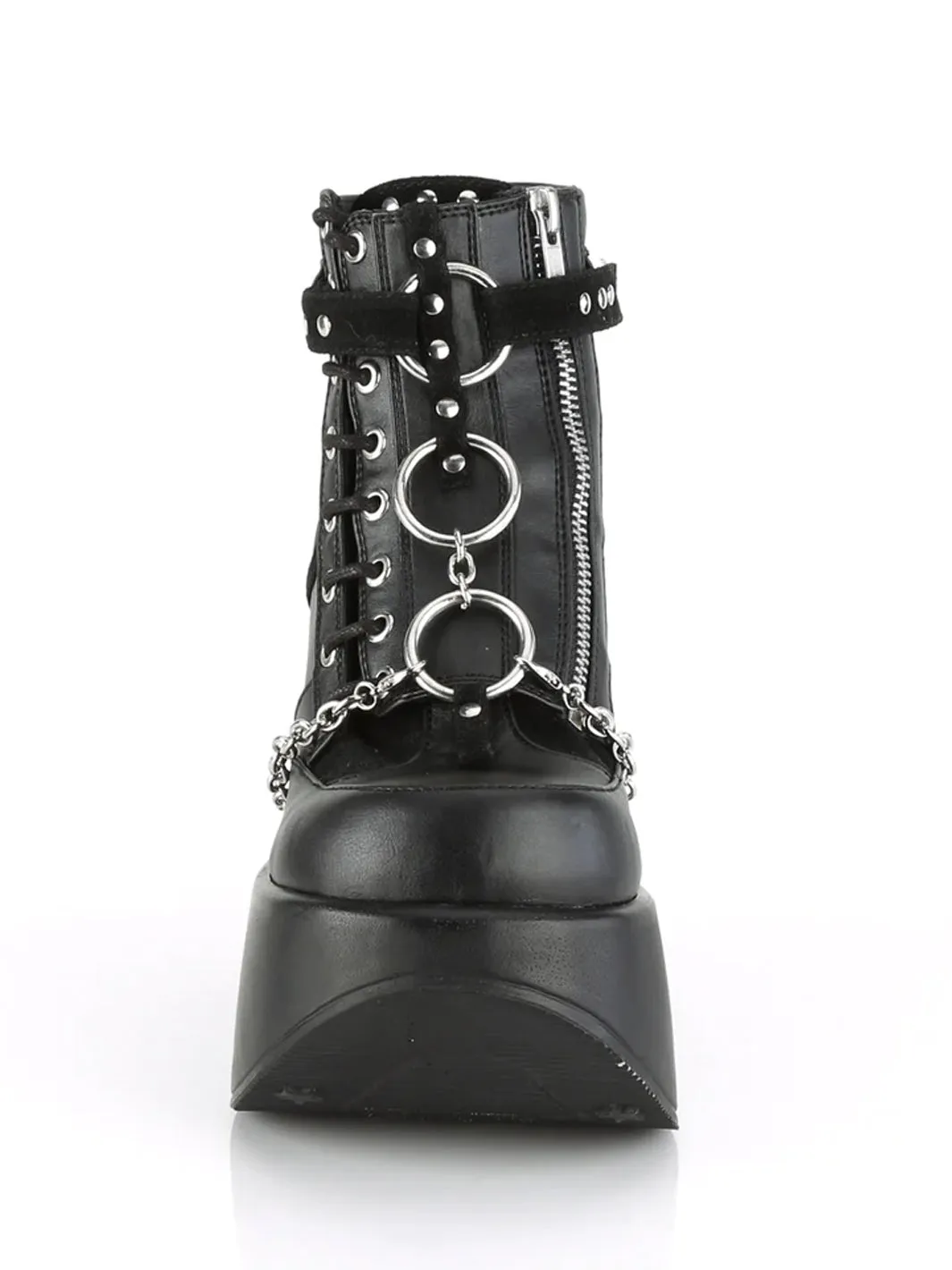 DEMONIA DYNAMITE-101 - BLACK VEGAN LEATHER ✰ PRE ORDER ✰