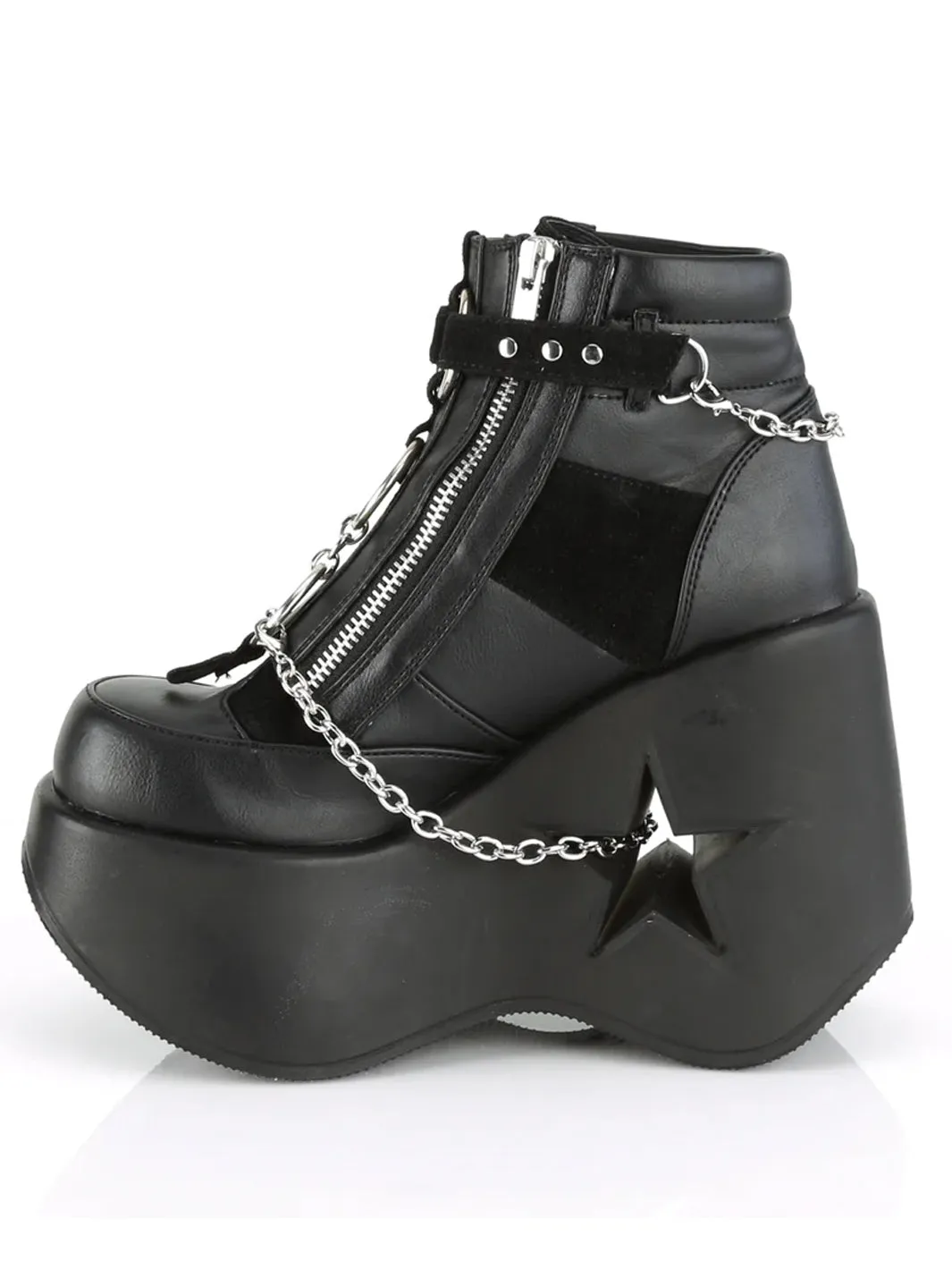 DEMONIA DYNAMITE-101 - BLACK VEGAN LEATHER ✰ PRE ORDER ✰