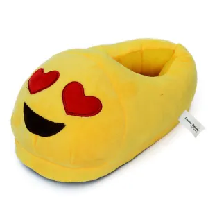Desire Deluxe - Heart Eye Emoticon Indoor Slippers