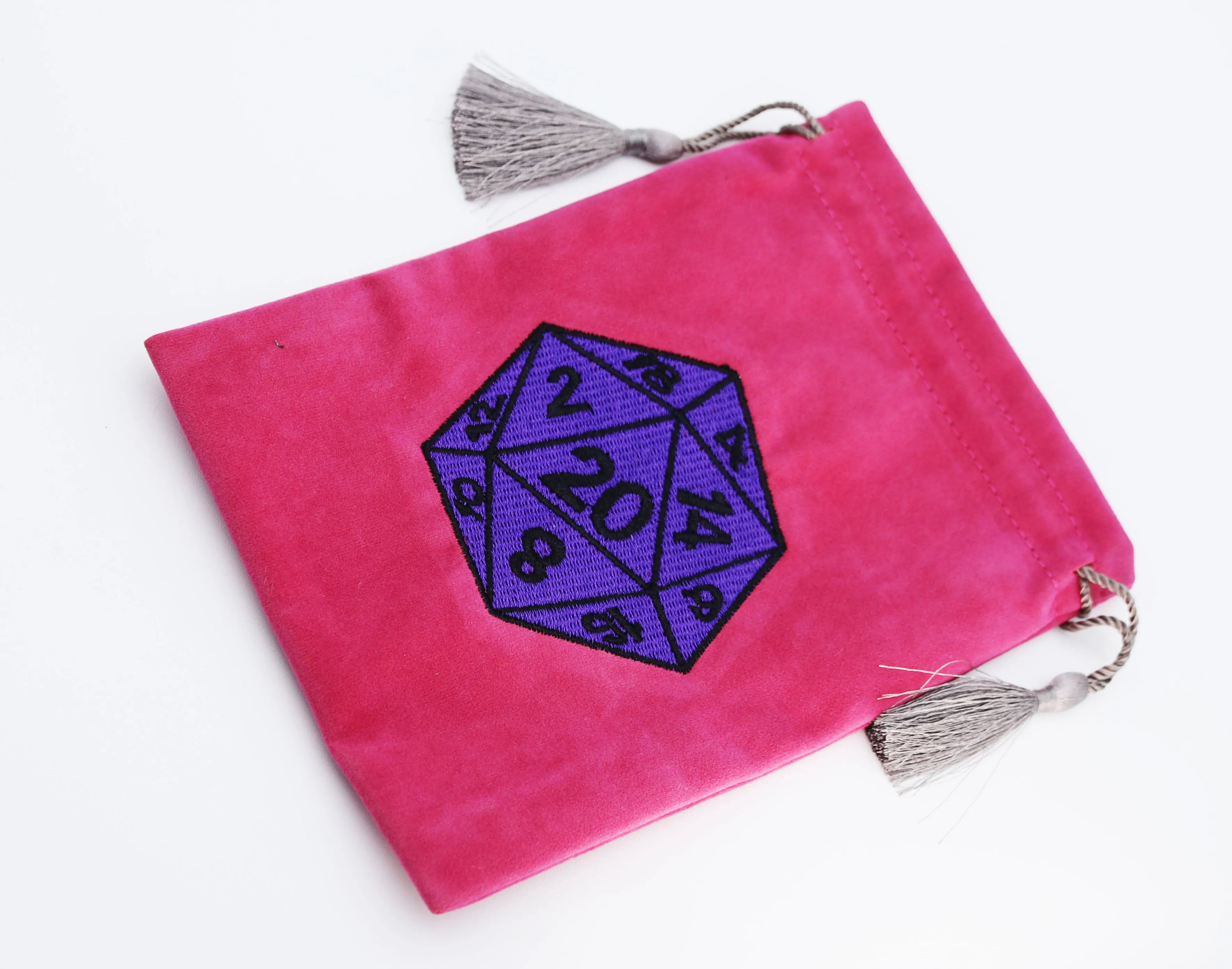 Dice Bag - Purple D20