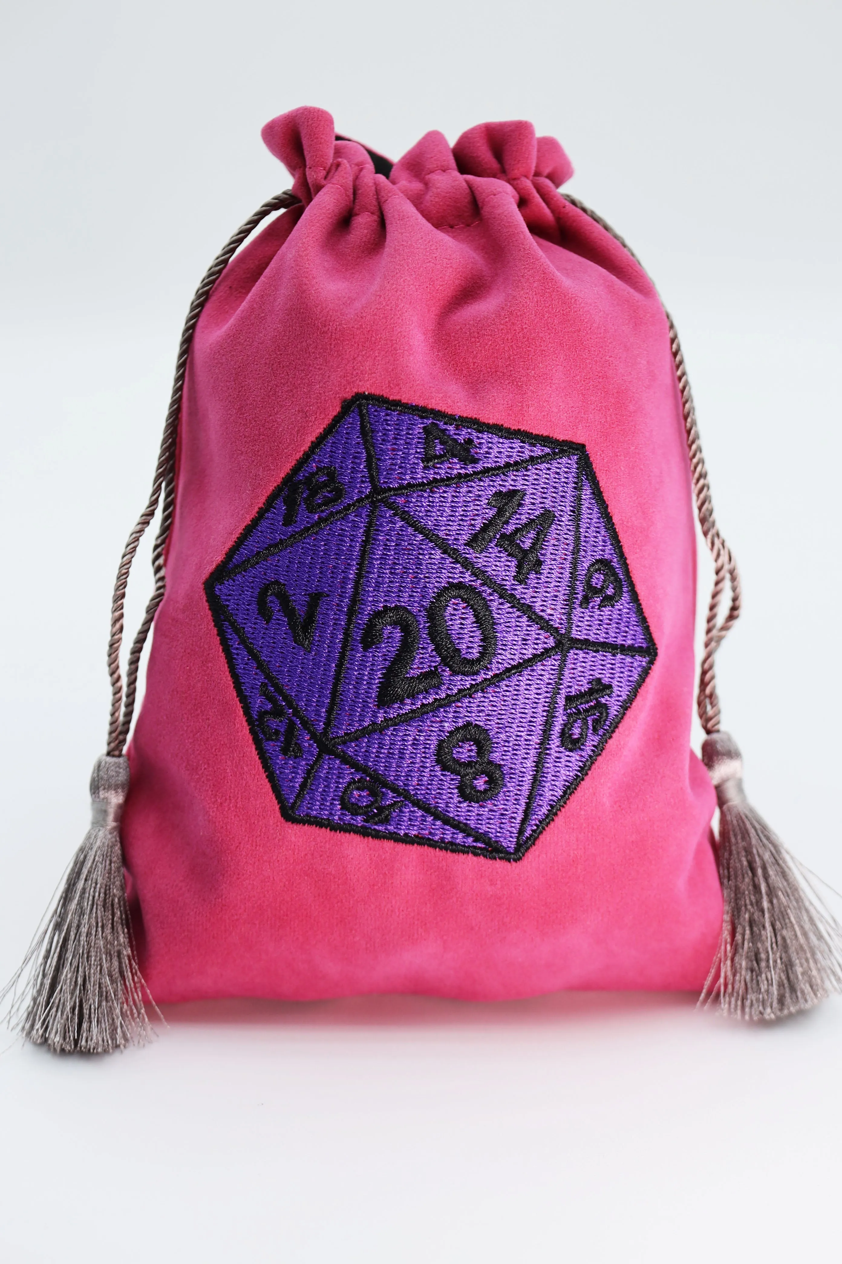 Dice Bag - Purple D20