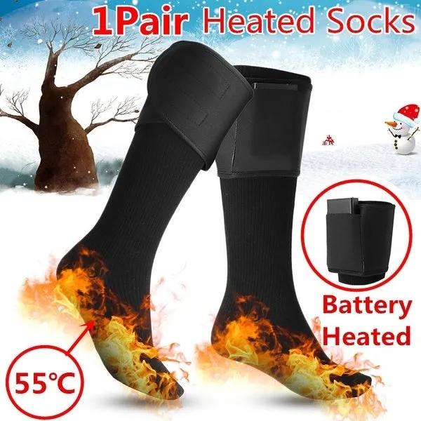 Electric Charging Battery Heated Cotton Socks