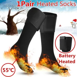 Electric Charging Battery Heated Cotton Socks