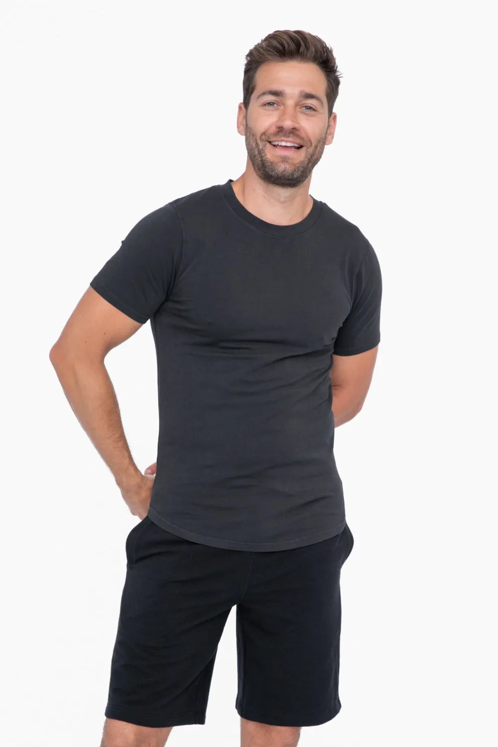 ELITE Pima Cotton Scallop Hem Tee