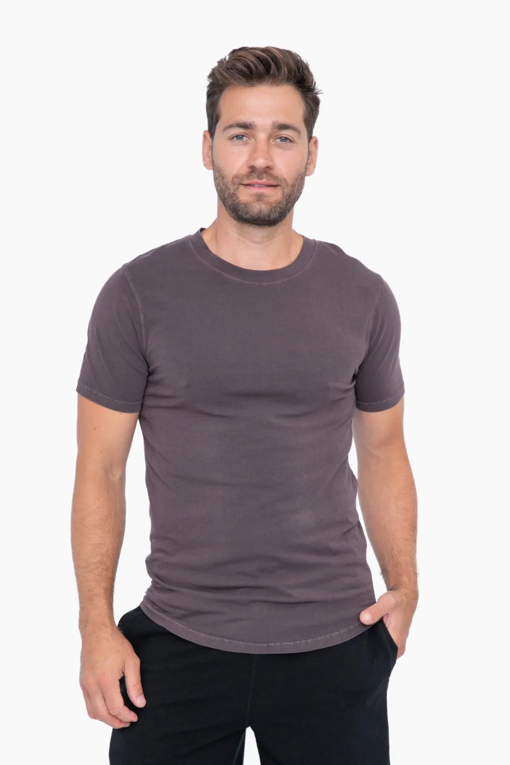 ELITE Pima Cotton Scallop Hem Tee