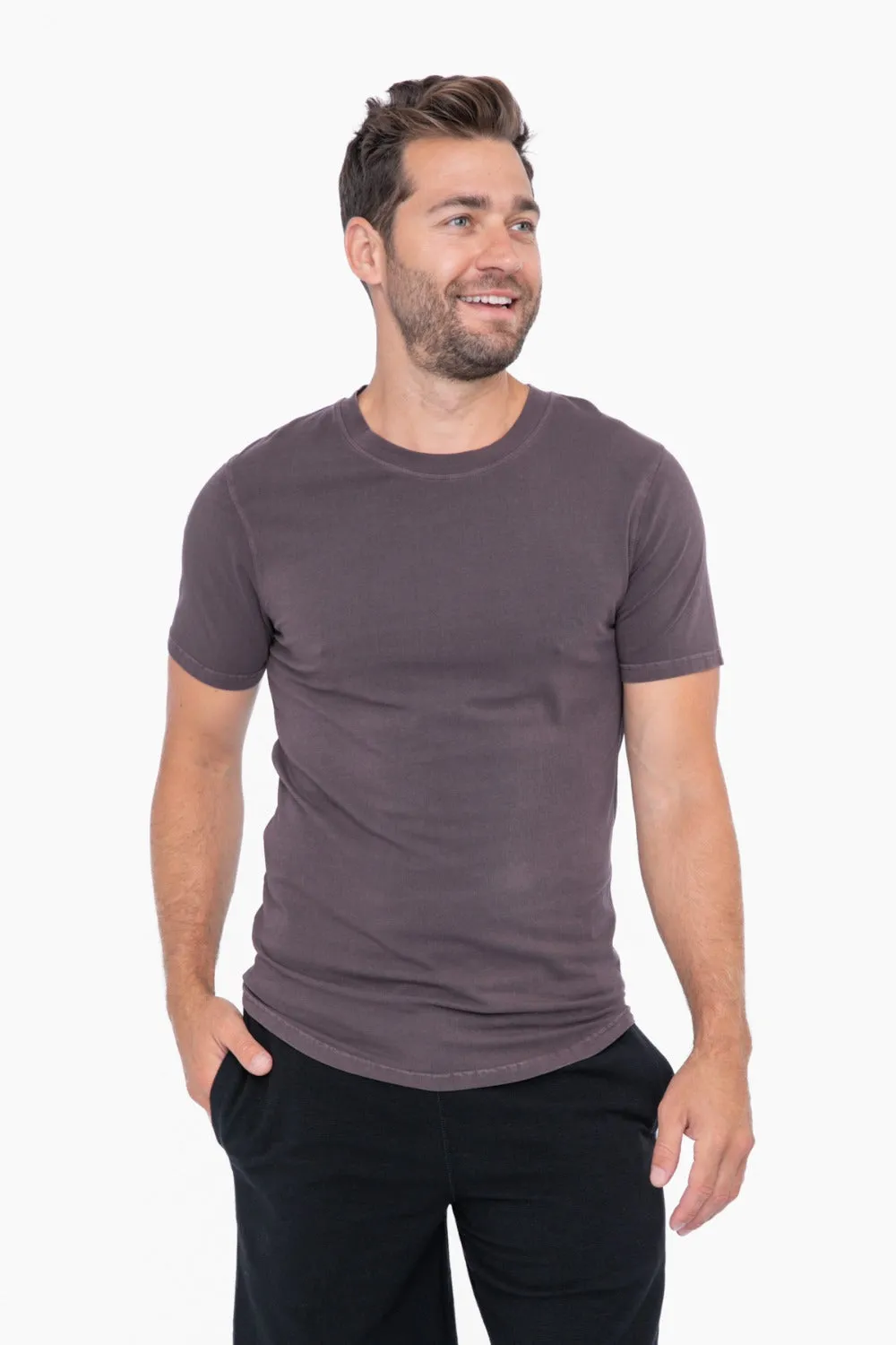 ELITE Pima Cotton Scallop Hem Tee