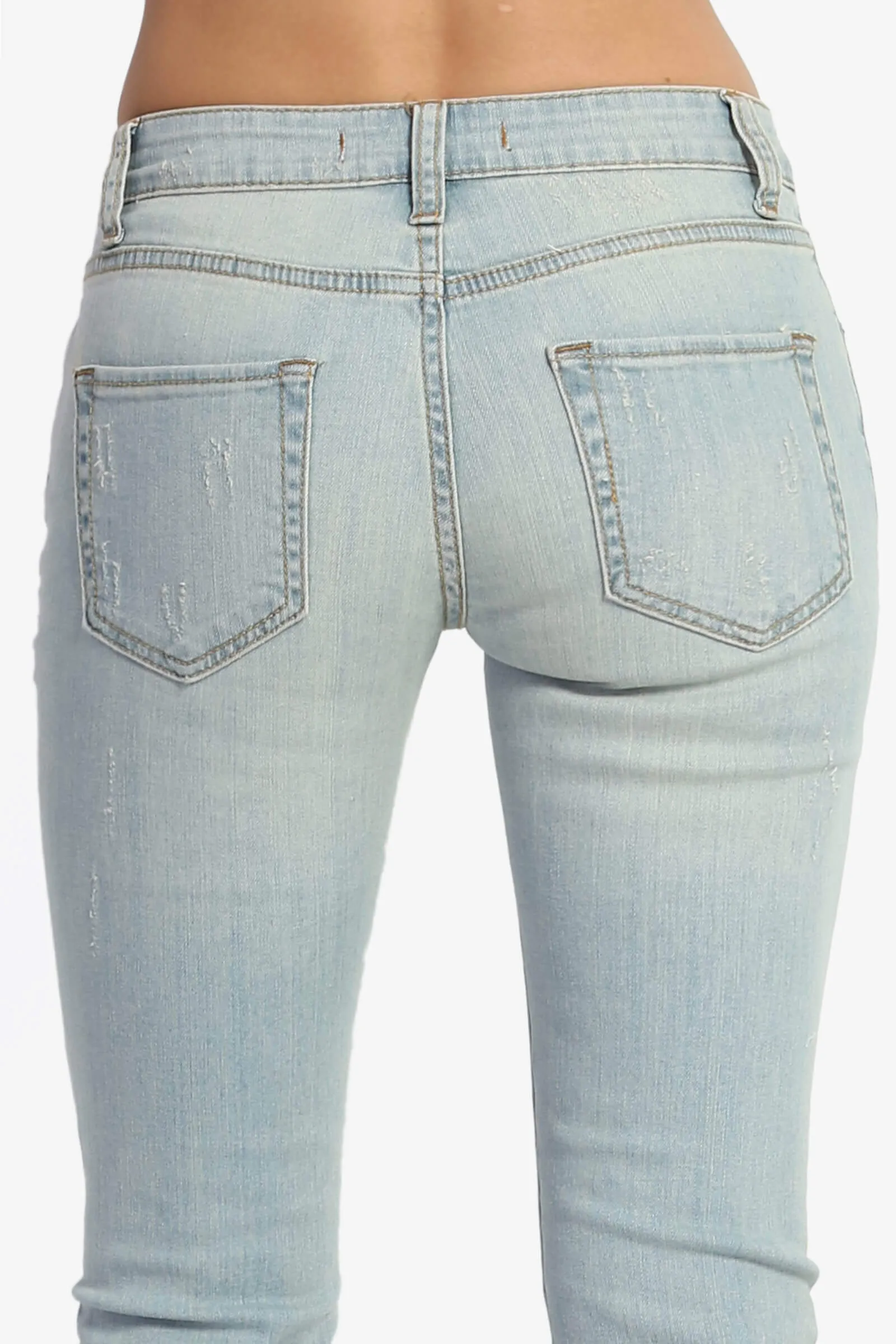 Emerson Heavy Distressed Slim Leg Jeans