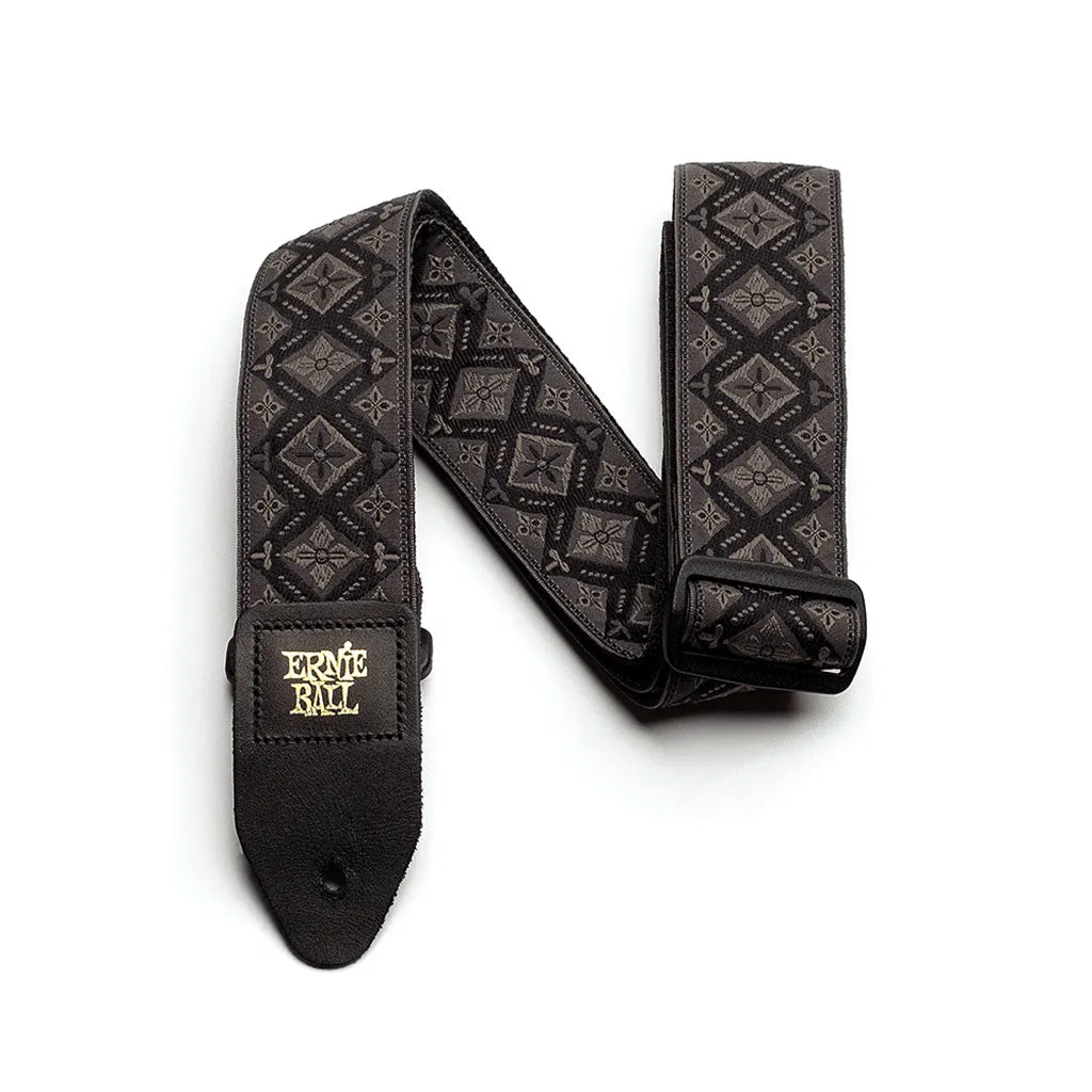 Ernie Ball Jacquard Guitar Strap - Regal Black