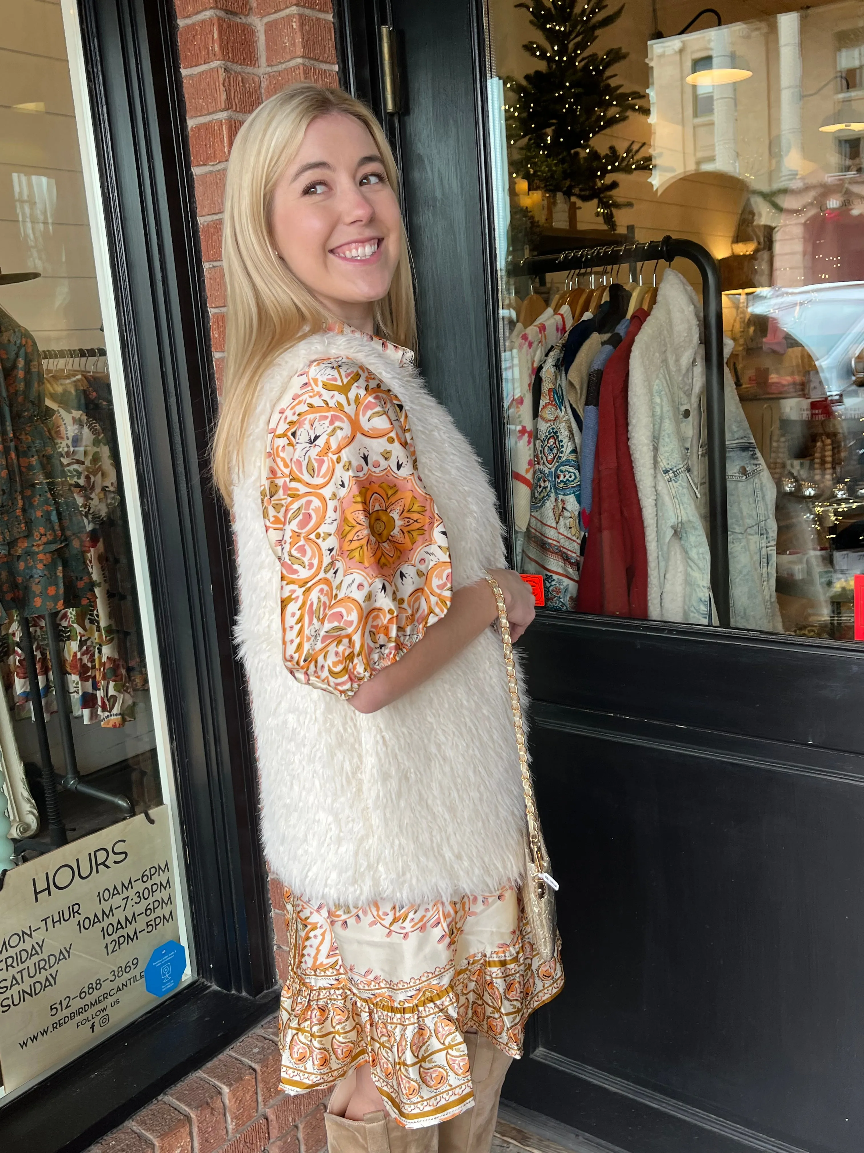 Faith Faux Fur Vest