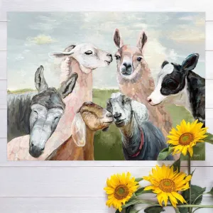 Farm Besties Floorcloth 30"x22"