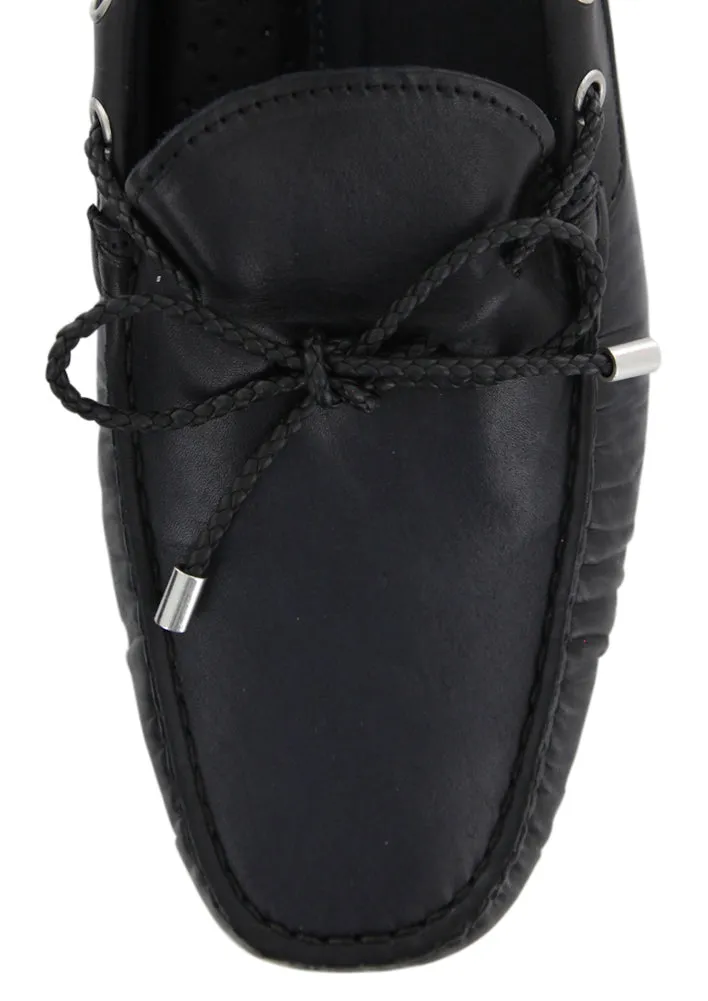 Fiori Di Lusso Black Shoes