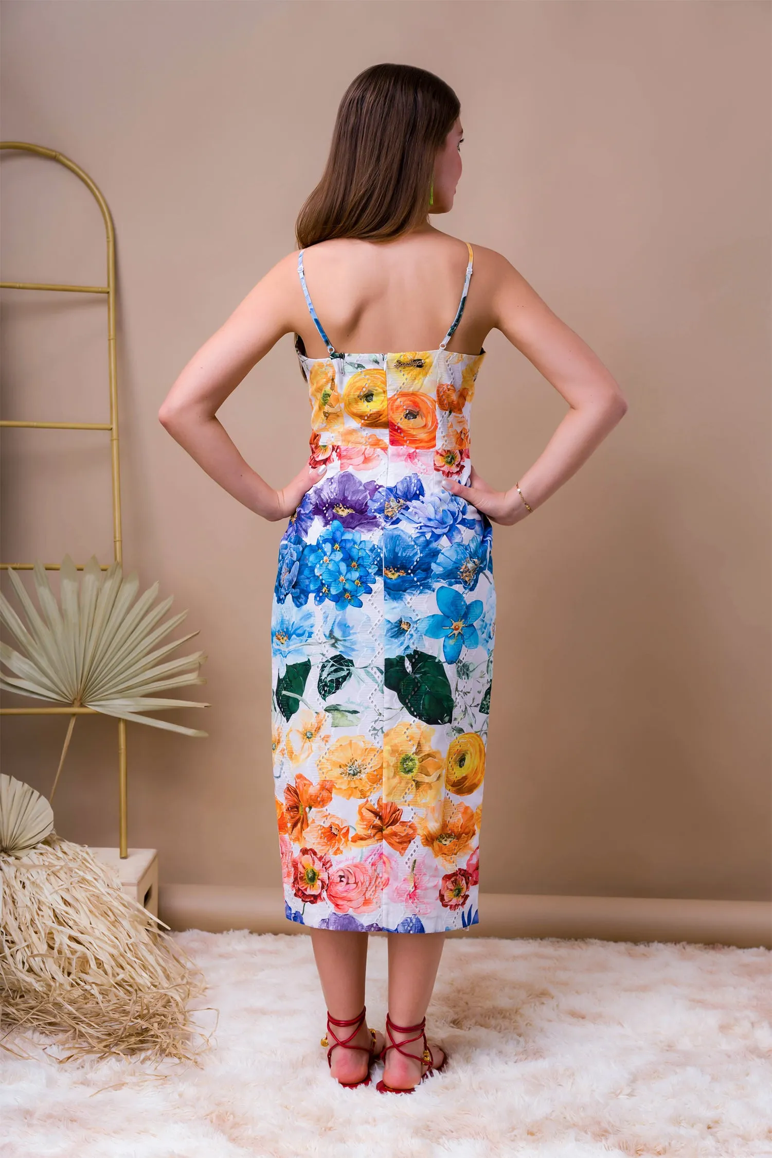 Freesia Wrap Dress | Floral Wedding Guest Dress