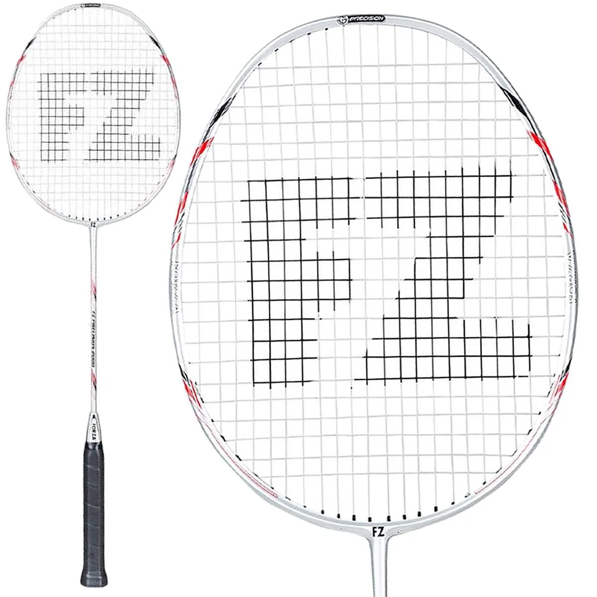 FZ Forza Precision 2000 Badminton Racket - Silver Red