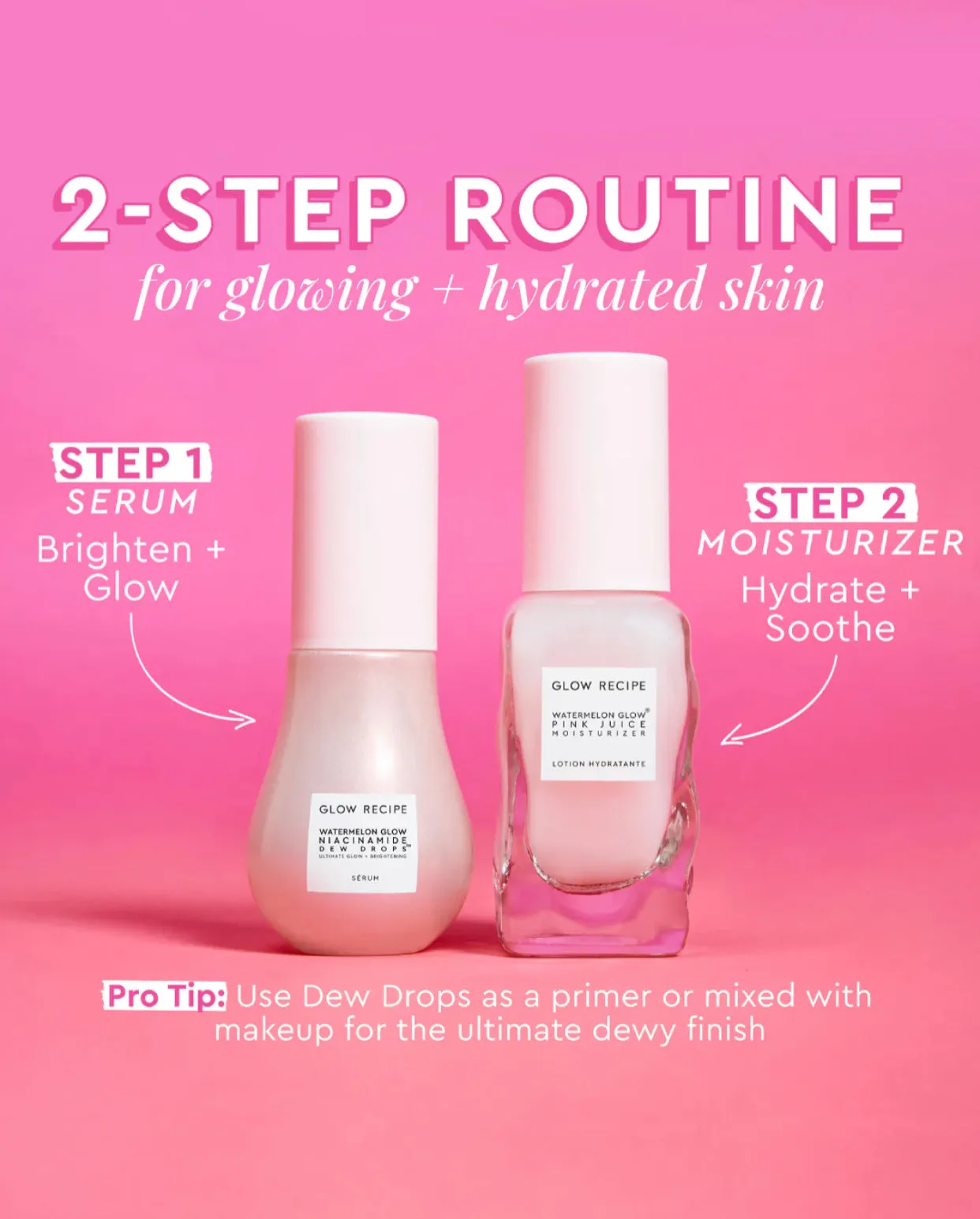 Glow Reciepe x Barbie watermelon glow kit