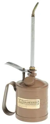 Goldenrod® Heavy Duty Pump Oilers, 1 qt, Lever Action, Angle 12 in Spout, 120-A2