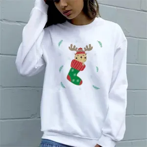 Graphic long Sleeve Shirts Elk And Socks
