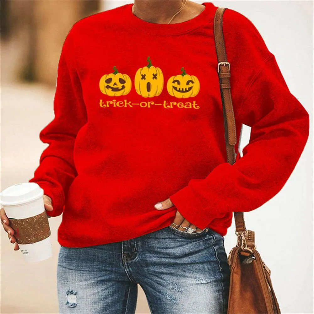 Graphic long Sleeve Shirts Trick Or Treat