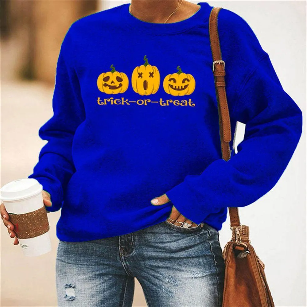 Graphic long Sleeve Shirts Trick Or Treat