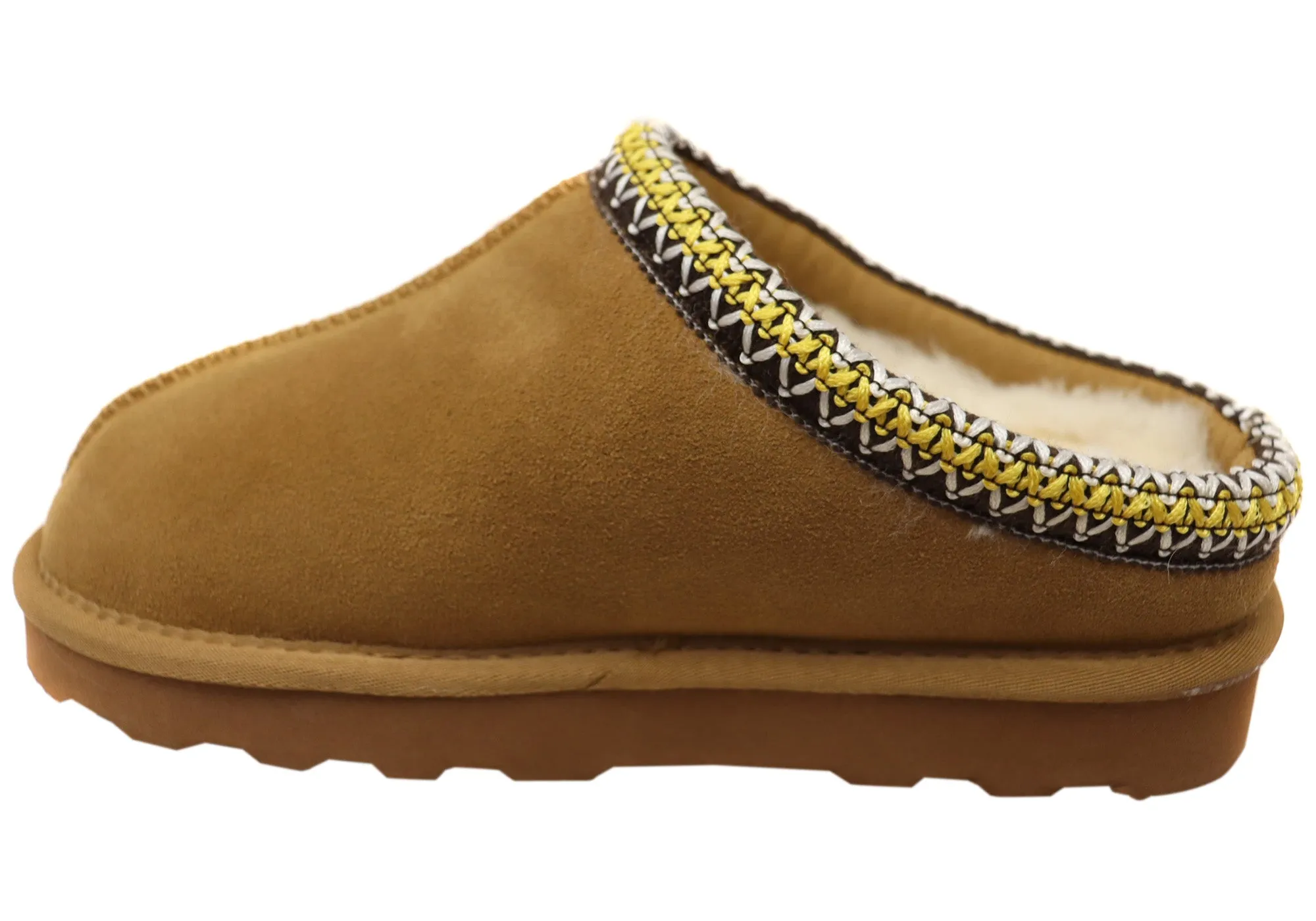 Grosby Brandy Ugg Womens Comfortable Open Back Slippers