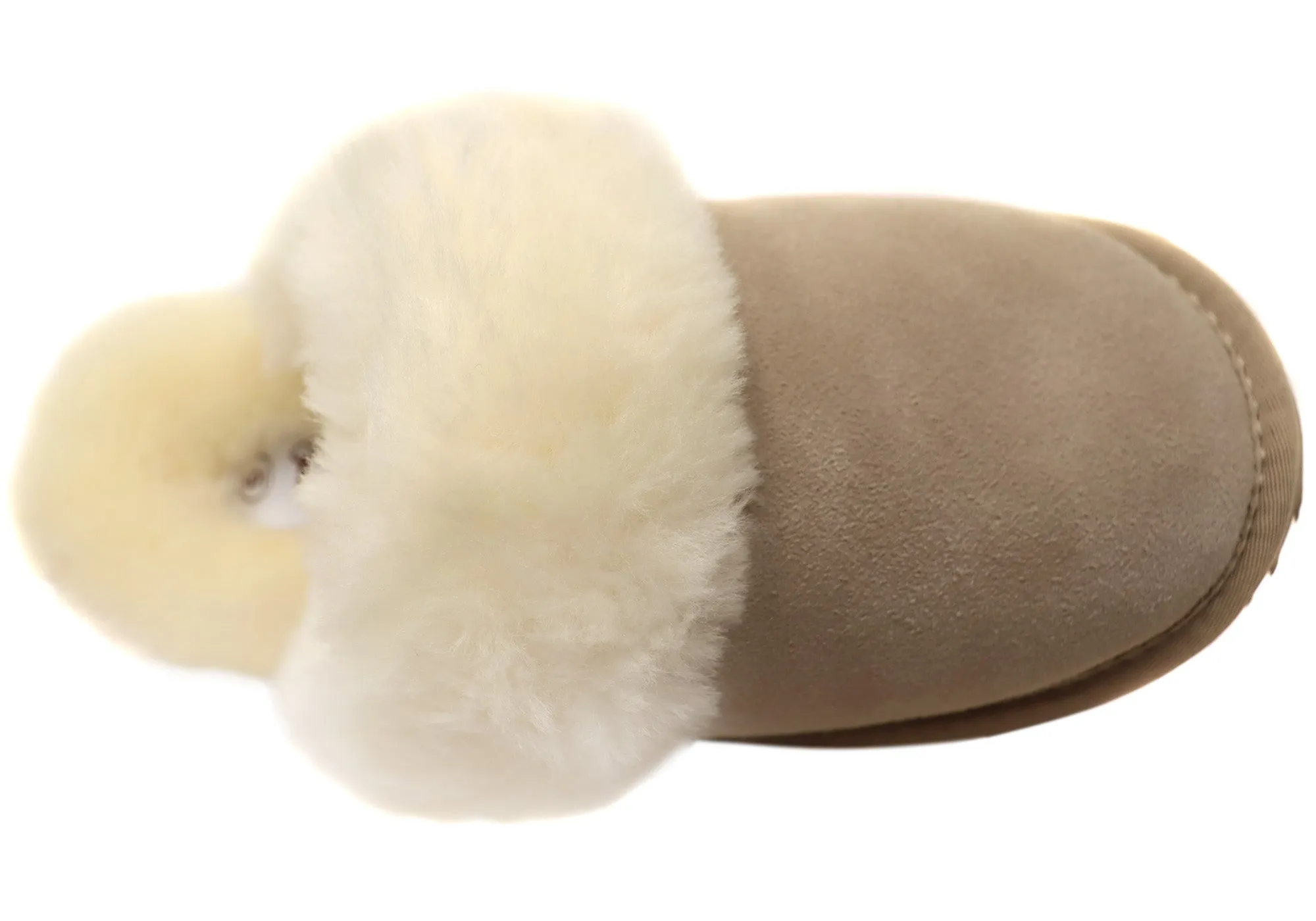 Grosby Denni Ugg Womens Comfortable Open Back Slippers