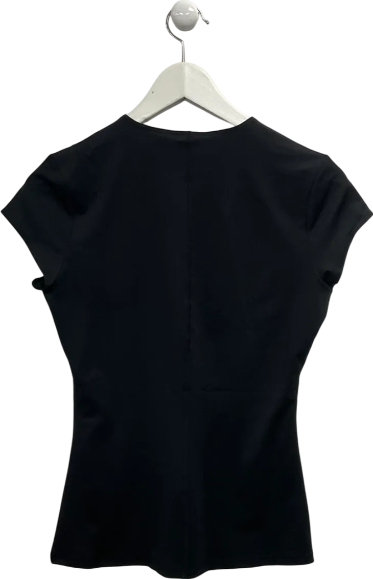 gymshark Black Running T Shirt - Slim Fit UK XS