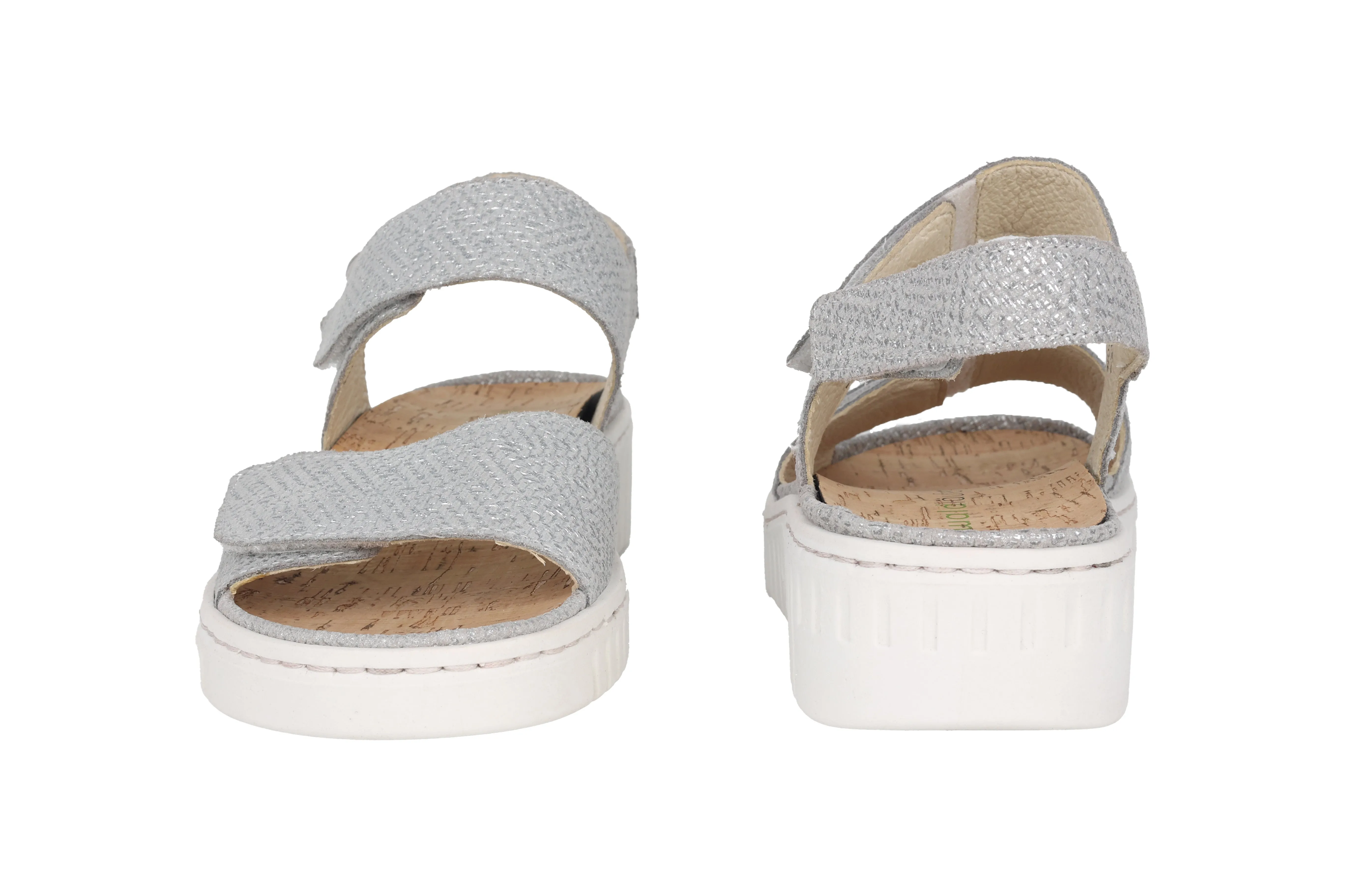 'H-Willow' women's wide fit (H) sandal - grey