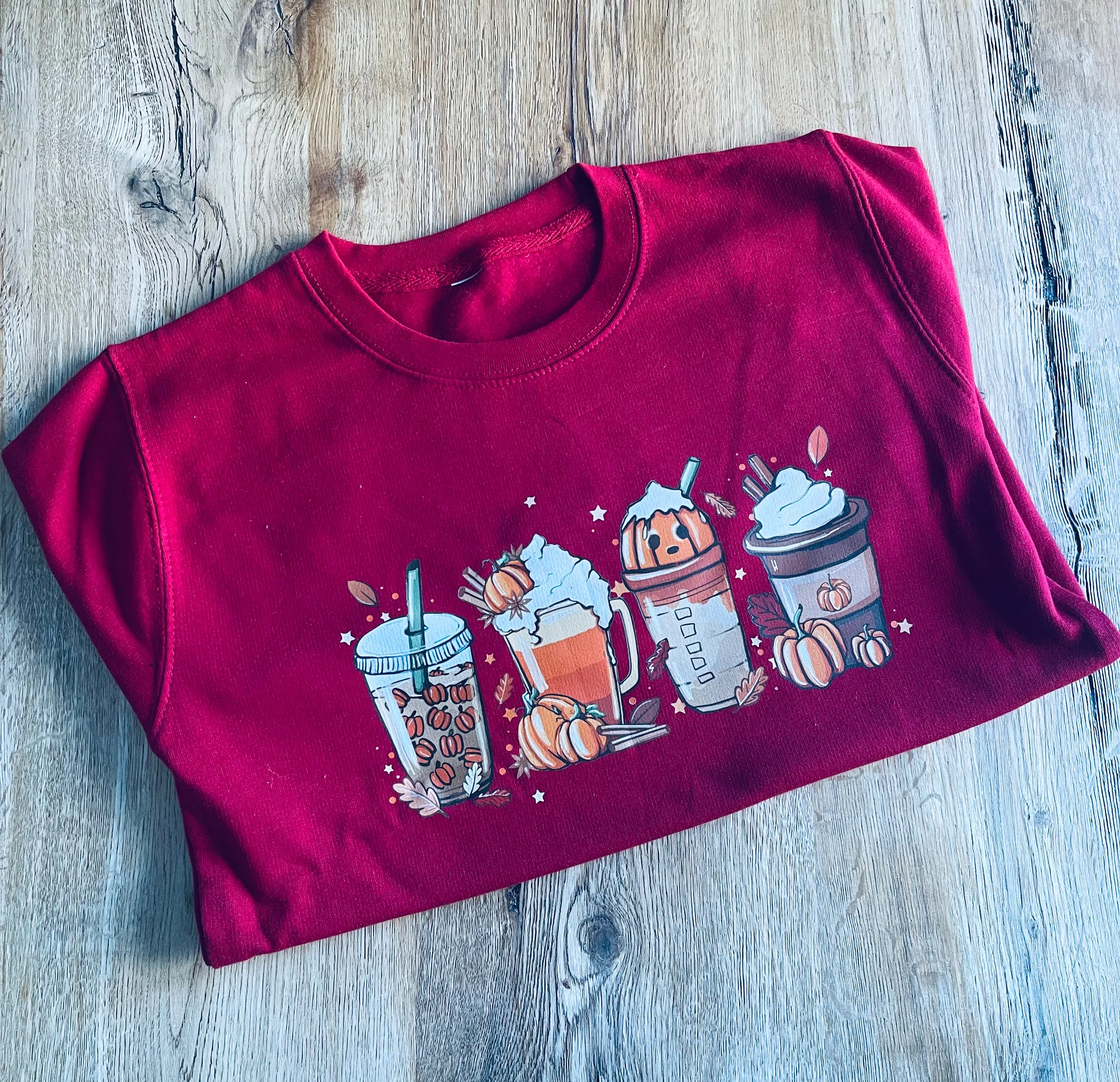 Halloween Coffee Sweater - 12-13 Years