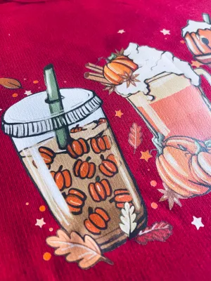 Halloween Coffee Sweater - 12-13 Years