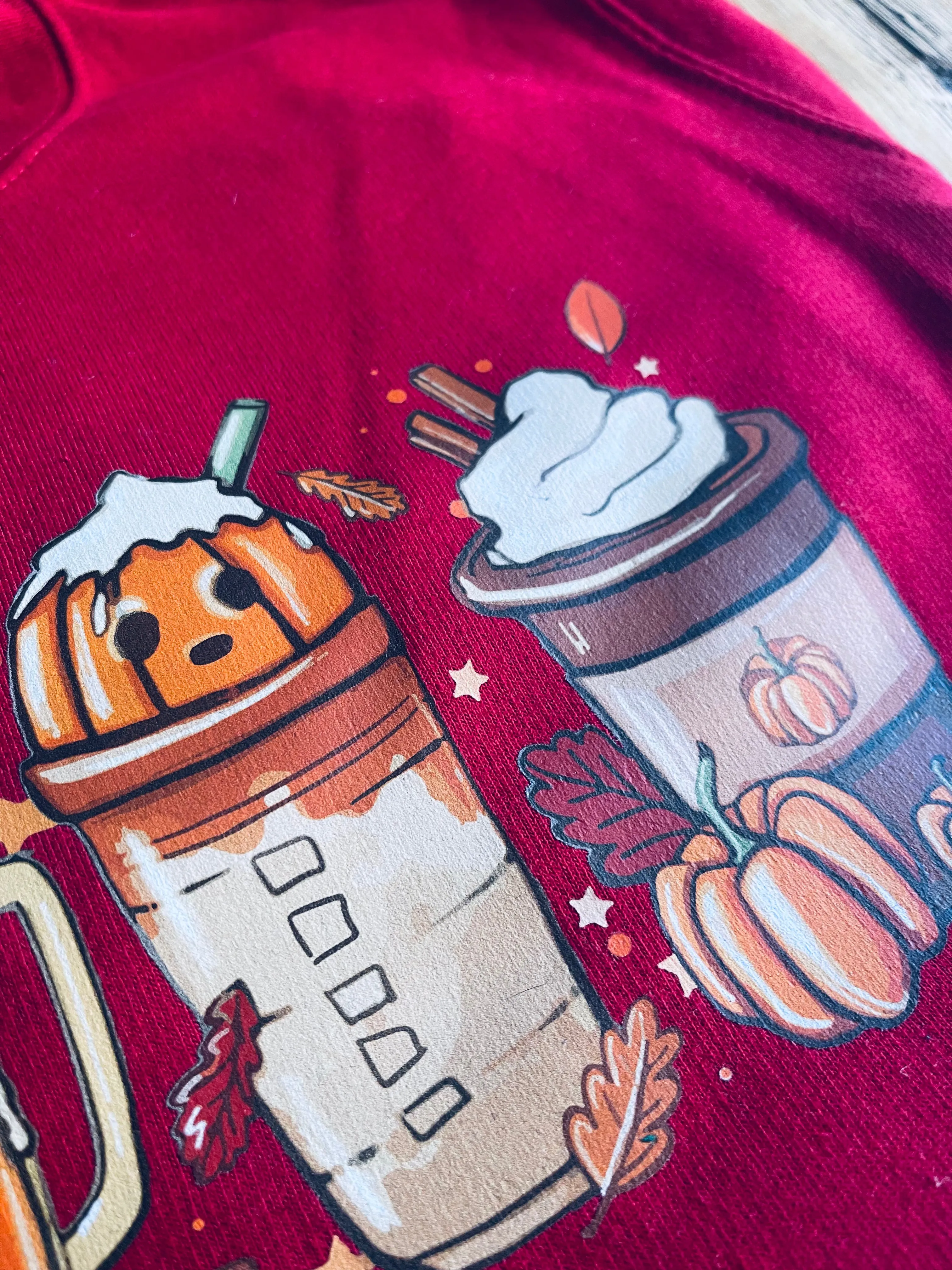 Halloween Coffee Sweater - 12-13 Years