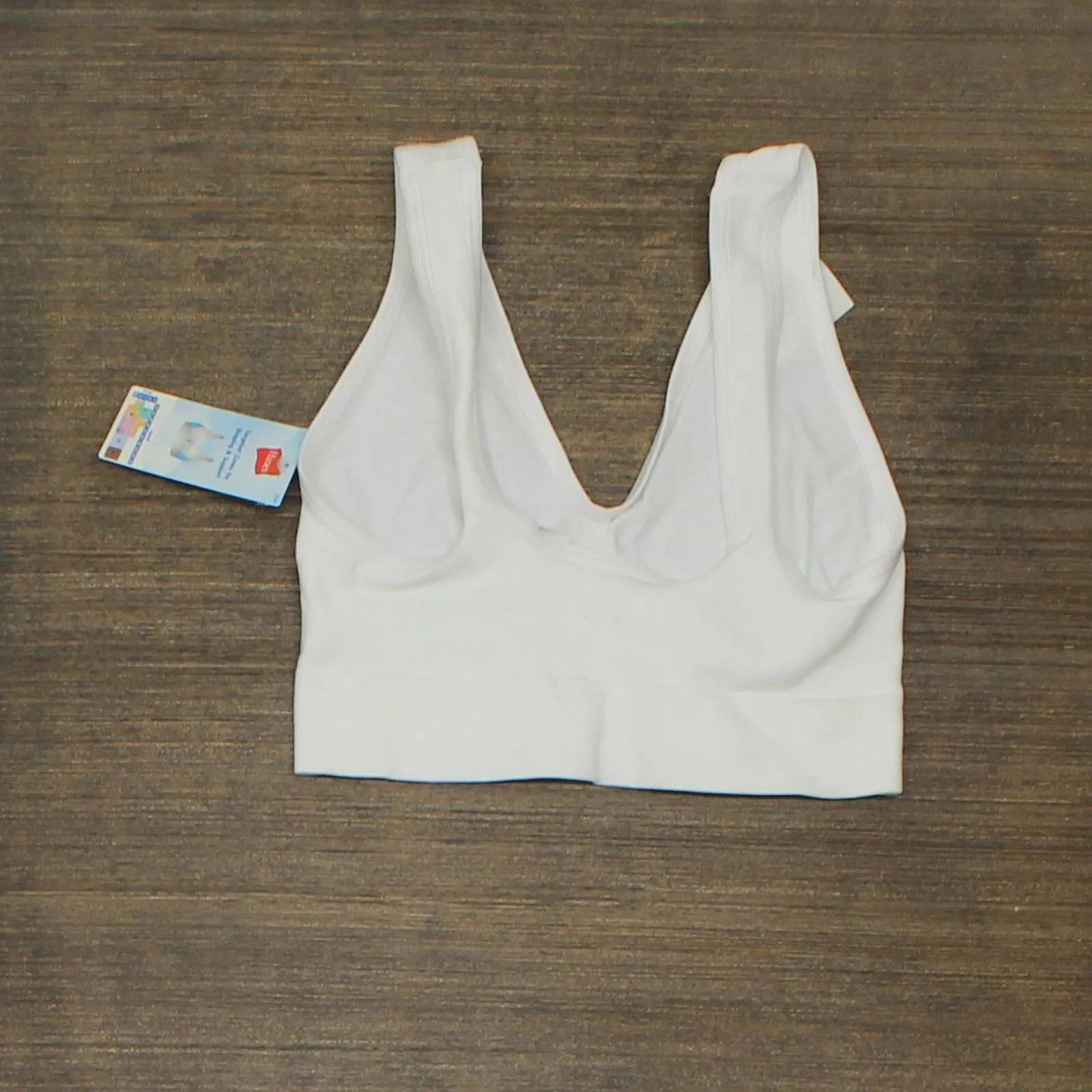 Hanes Women's Seamless Pullover Cozy Bra MHG196  White M