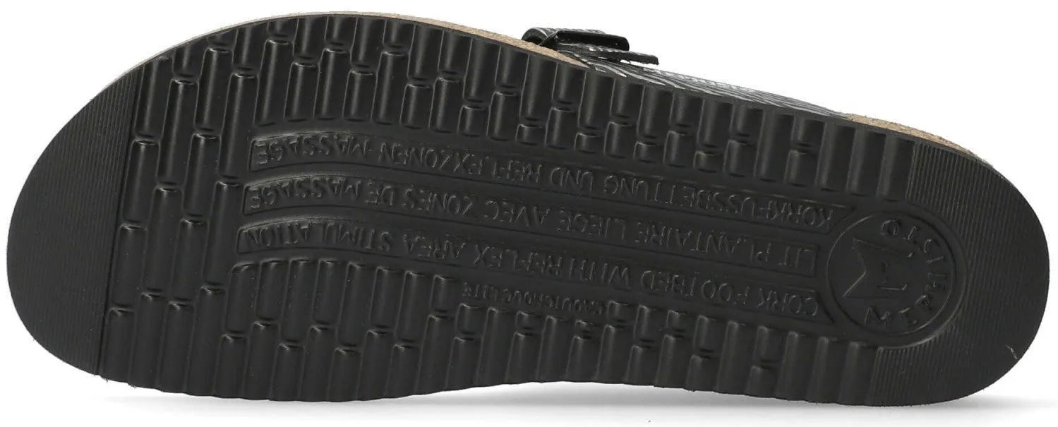 'Helen' women's sandal - black patent