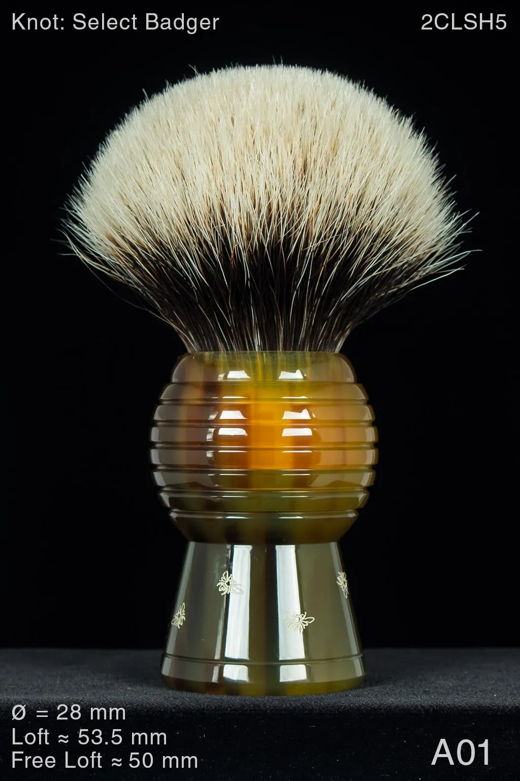 High-rise Beehive 28 mm Tortoise