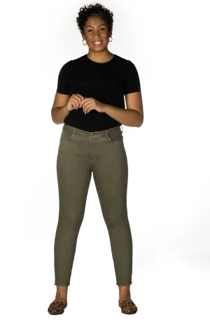 High-Rise Skinny - Soft Olive