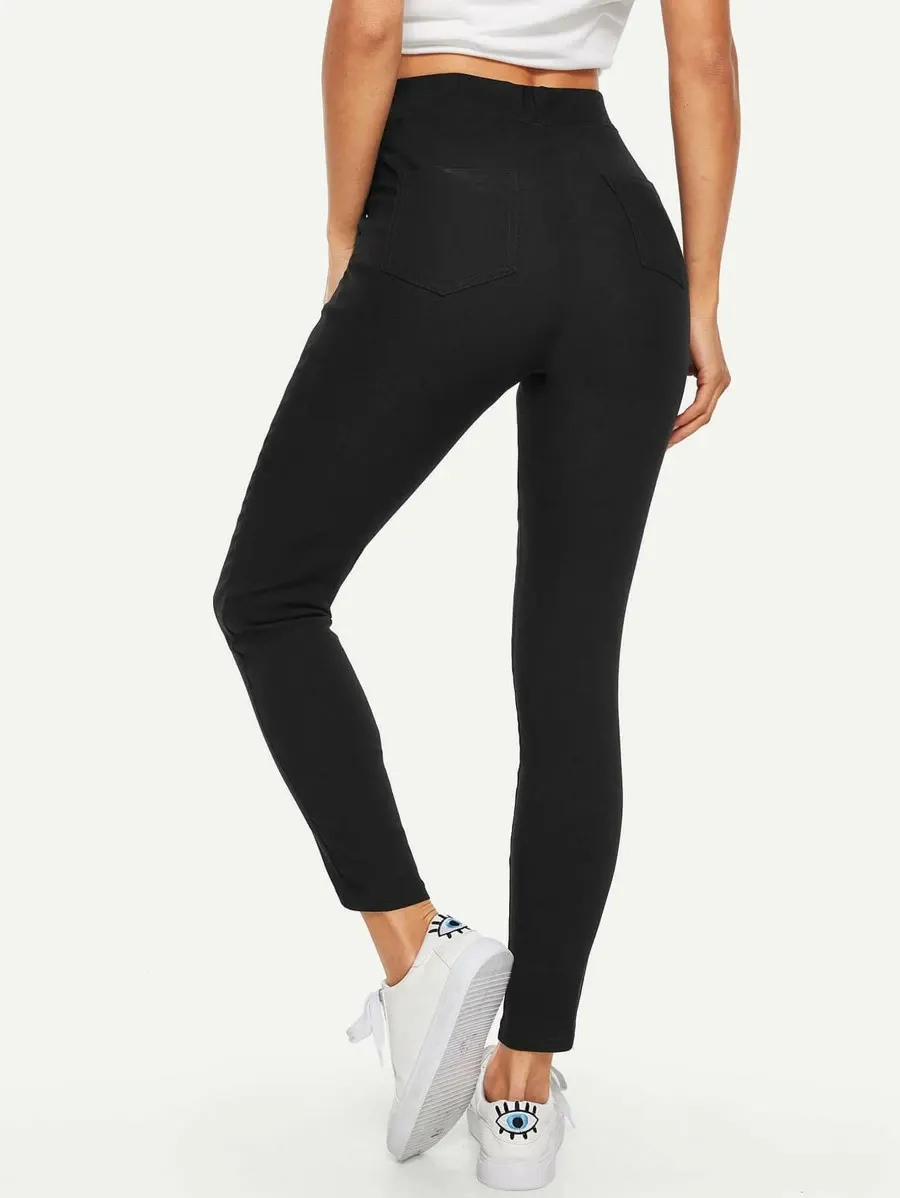 High Waist Butt Lift High Stretch Skinny Jeggings