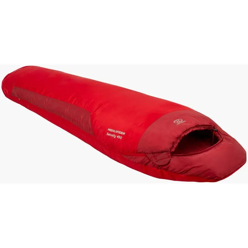 Highlander Sleeping Bag Mummy Red