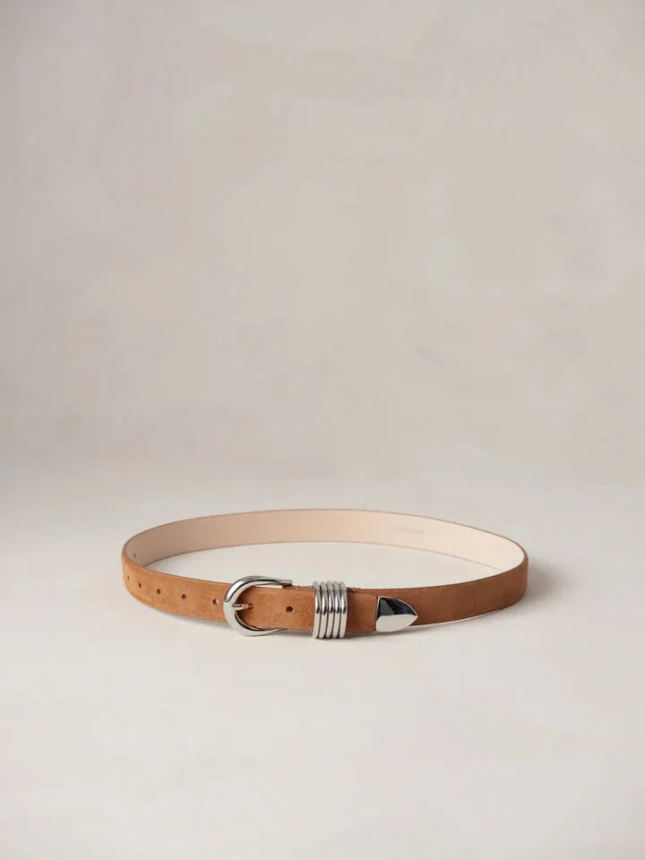 Hollyhock Suede Belt