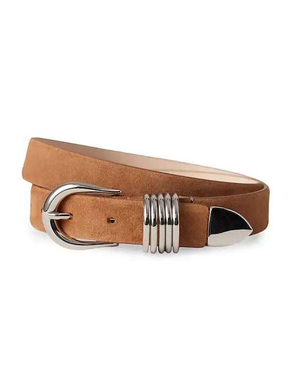 Hollyhock Suede Belt