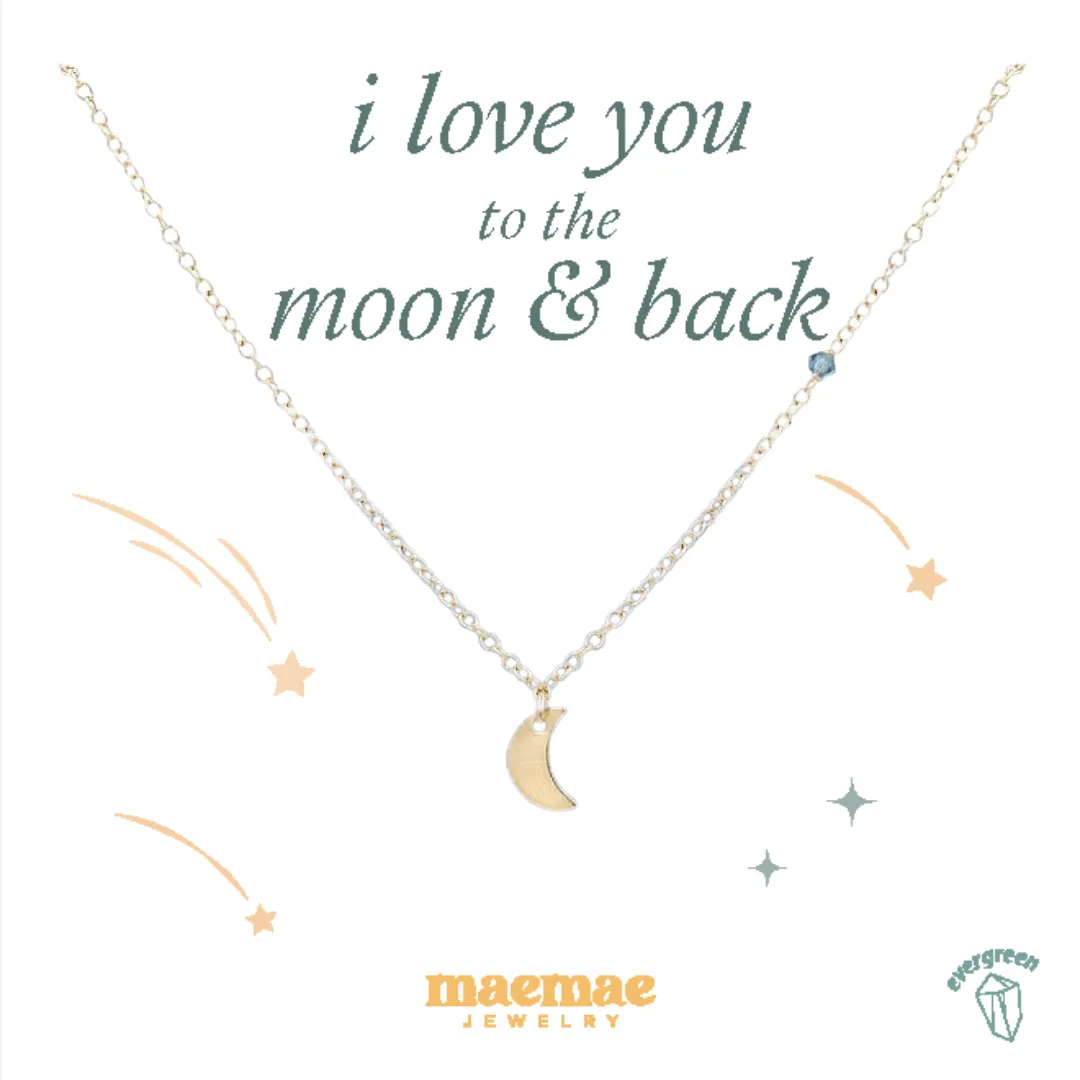 I Love You To The Moon And Back Necklace
