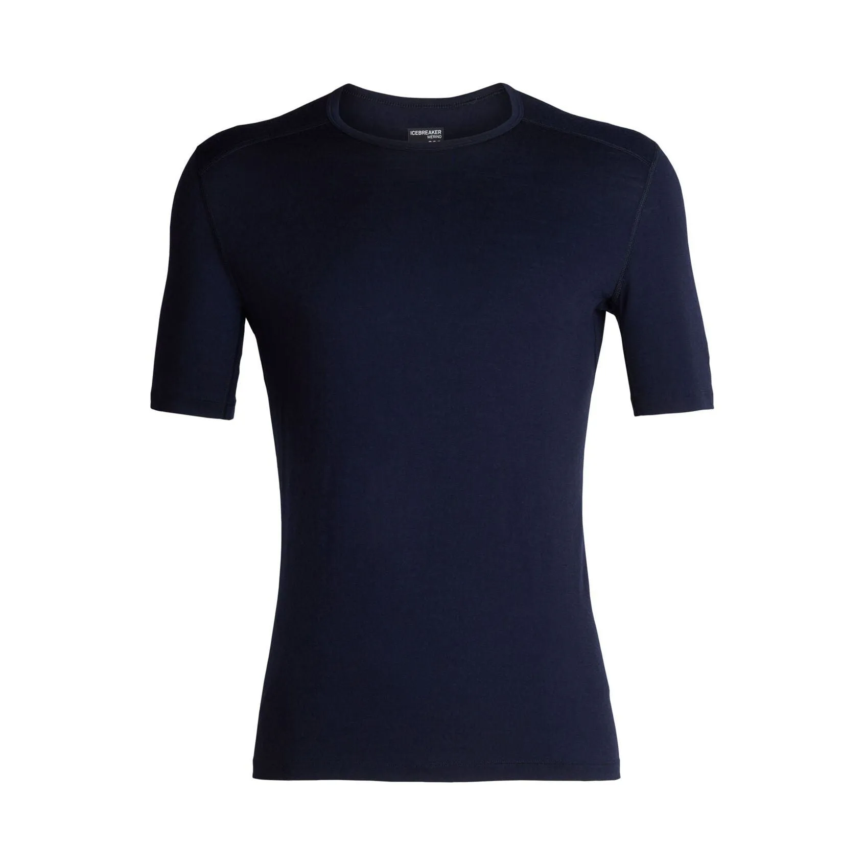 Icebreaker Men's Merino 200 Oasis Short Sleeve Crewe Thermal Top - Midnight Navy