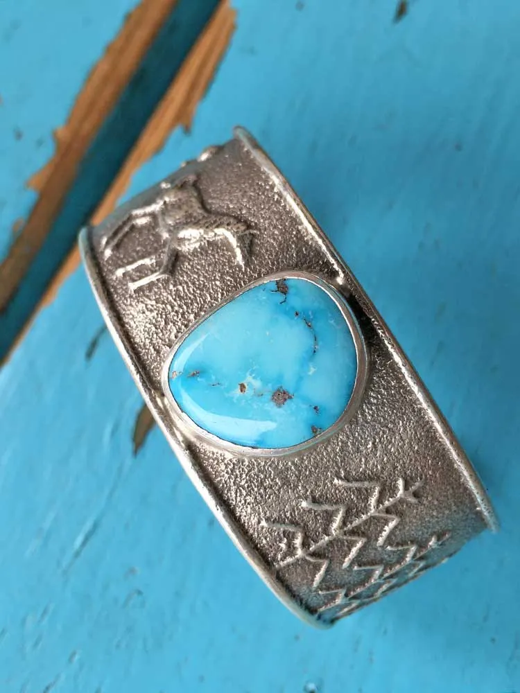 J. Pajarito Running Horses Cuff
