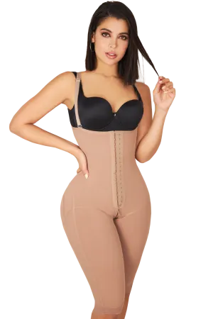 JACKIE LONDON 3011 - Long Body Shaper With Covered Back And Perineal Zipper
