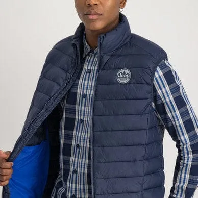 Jeep Gilet Puffer Sleeve Less Midnight Blue