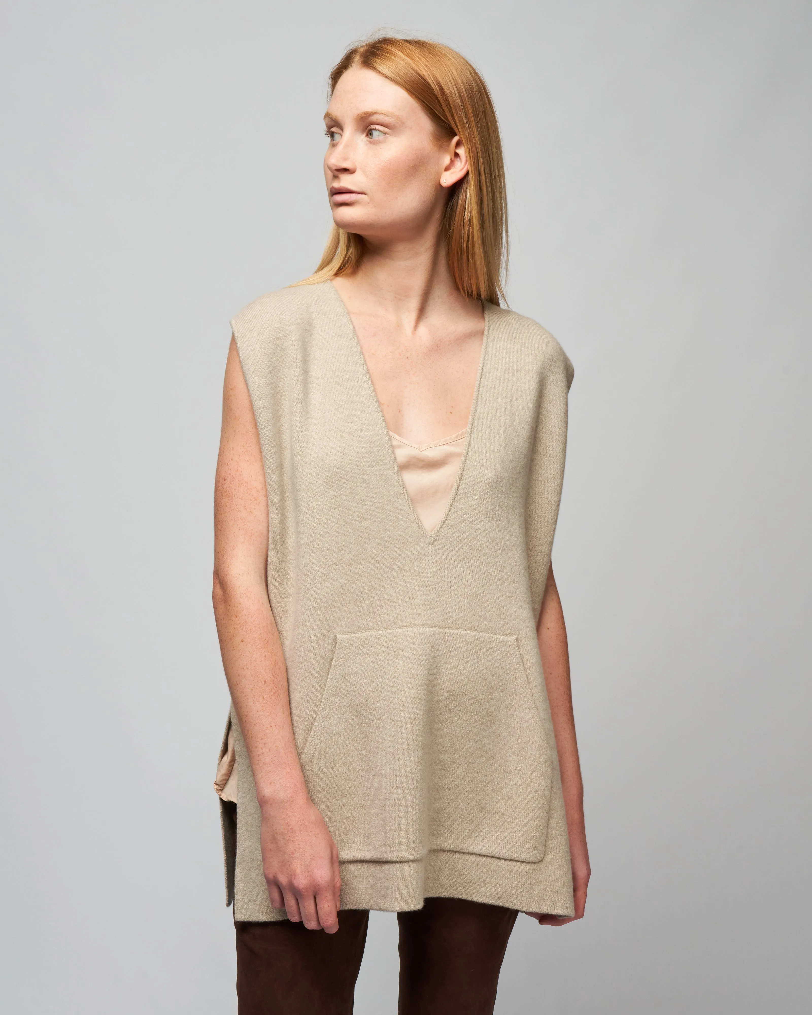 jennifer vest - sand