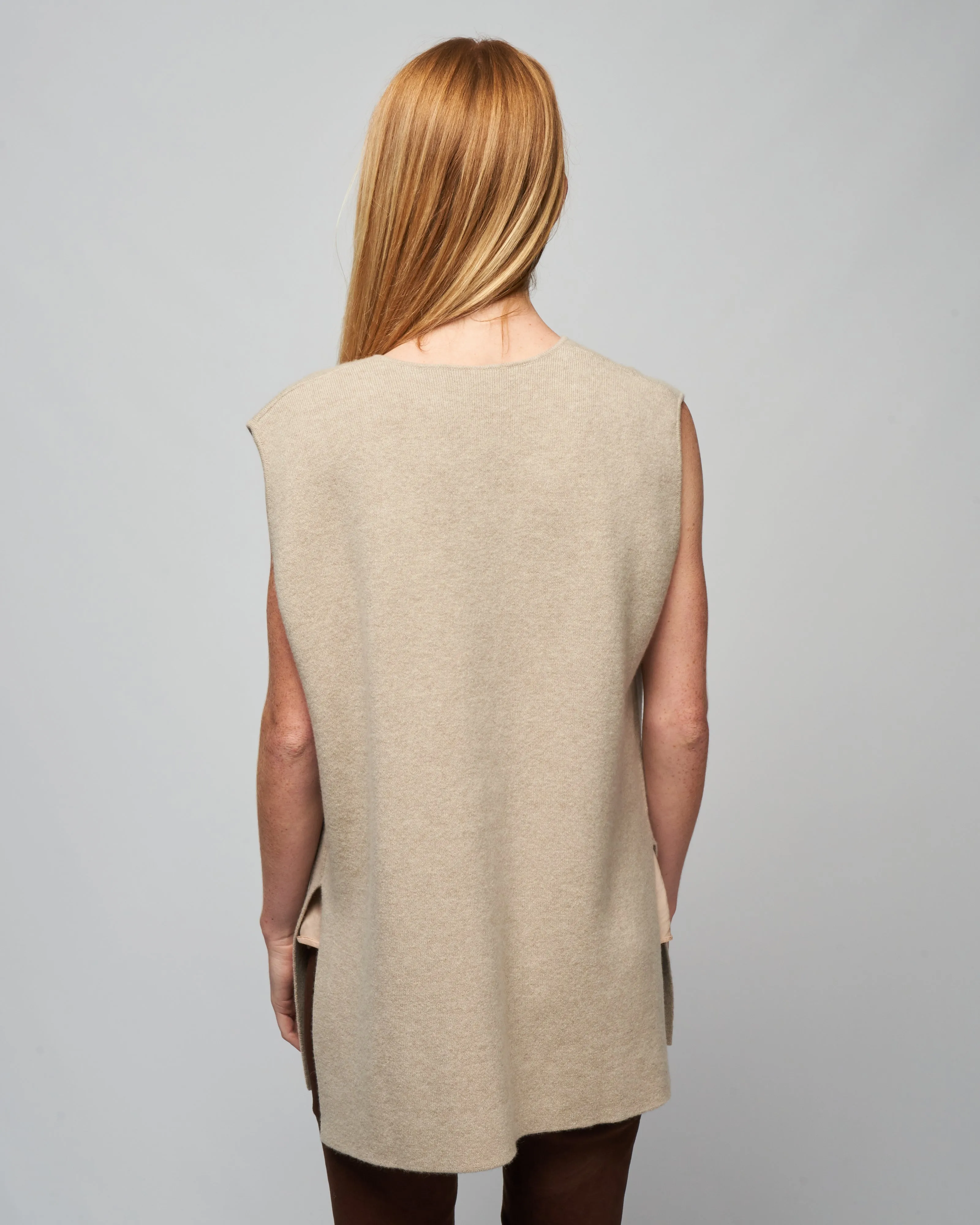 jennifer vest - sand